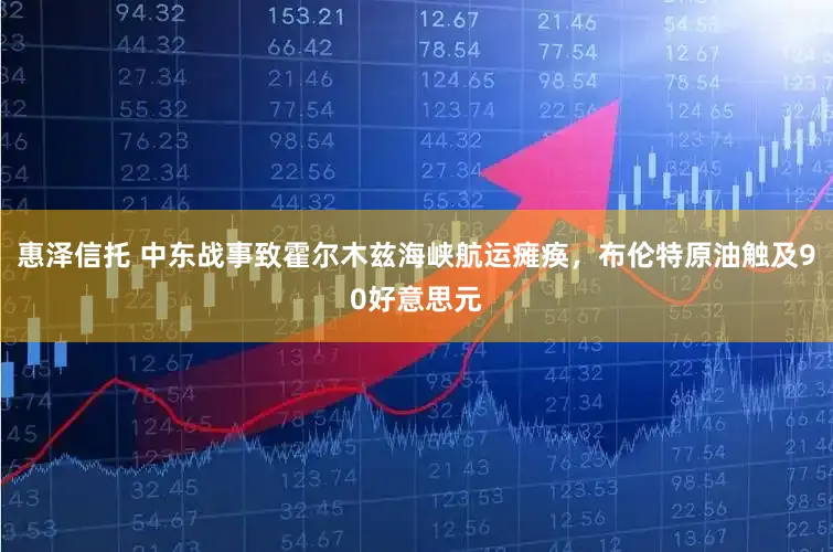 惠泽信托 中东战事致霍尔木兹海峡航运瘫痪，布伦特原油触及90好意思元