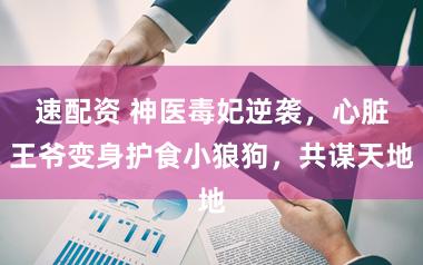 速配资 神医毒妃逆袭，心脏王爷变身护食小狼狗，共谋天地